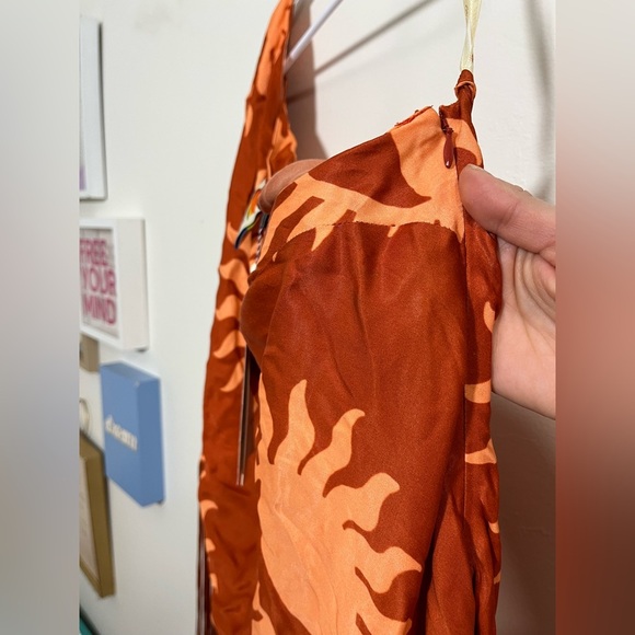 Farm Rio x Anthropologie One-Shoulder A-Line Fringe Mini Dress - Picture 6 of 10